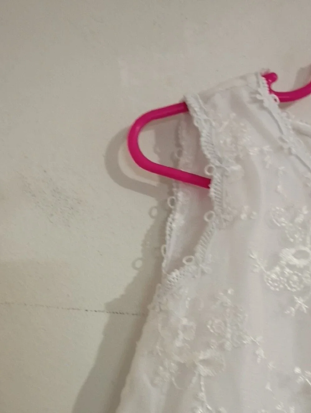 Biscotti White Floral Appliqué Tulle Party Dress with Satin Bow